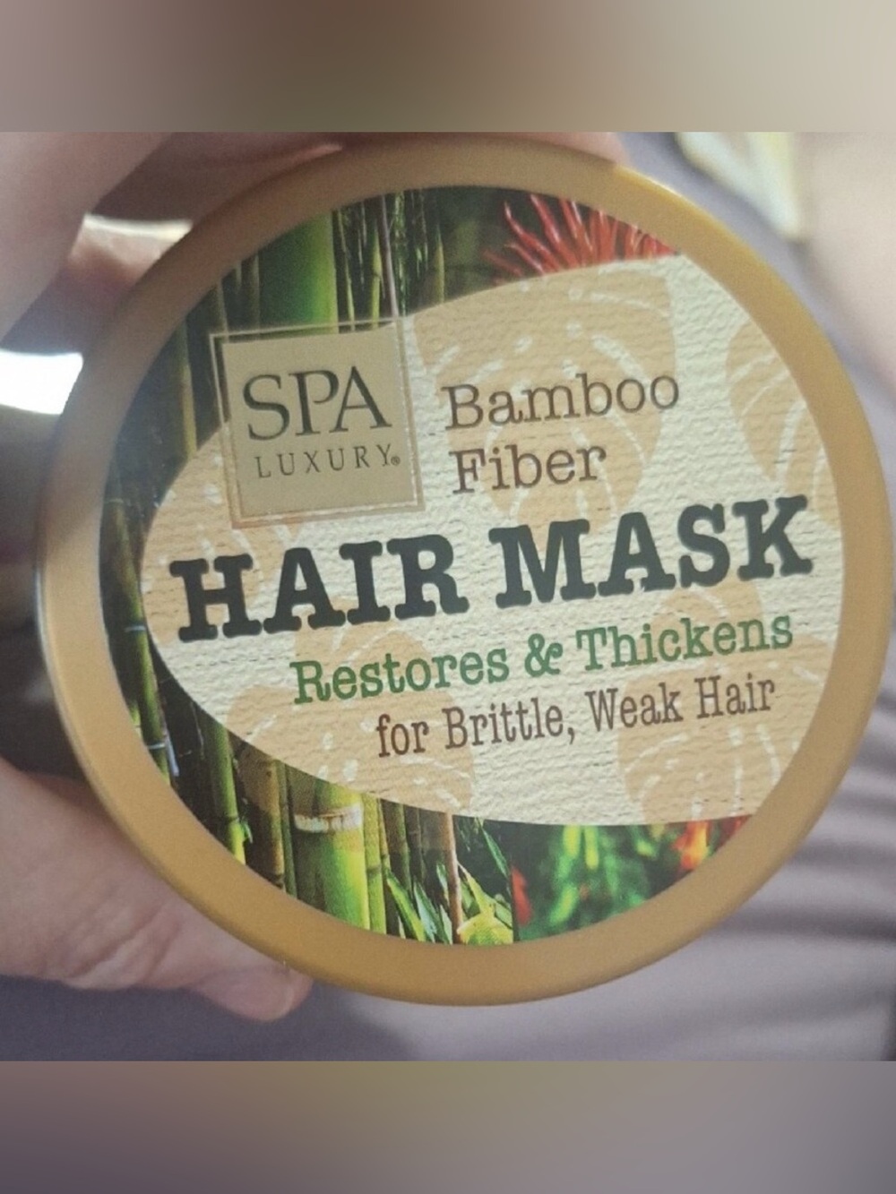 Spa Luxury Bamboo Fiber Hair Mask - Restores & Thickens